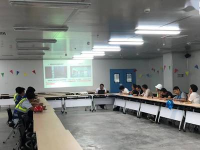 雙節(jié)前夕，東方日升義烏生產(chǎn)基地開展安全大行動(dòng) 教育咨詢與管理并重